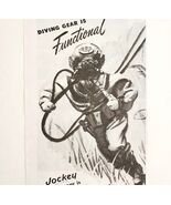 1947 Coopers Jockey Underwear Advertisement Deep Sea Diver Kenosha DWWW4 - $371.27 MXN