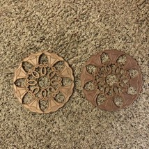 Vintage Plastic Trivets Set of 2 Used - $14.00