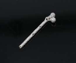 925 sterling silver krishna flute, silver bansuri  puja su359 - $52.46