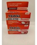 *READ* 2X Motrin Dual Action With Tylenol Pain Reliever - 80 Tablets - €11,47 EUR