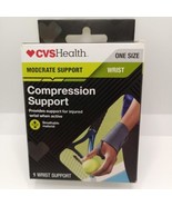 CVS HEALTH WRIST COMPRESSION MODERATE SUPPORT Active breathable - $9.36