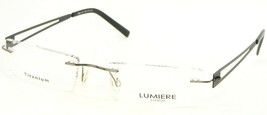 New Lumiere Eyewear Italy 7801 C1 Dark Gunmetal Eyeglasses Glasses 50-18-140mm - £37.65 GBP