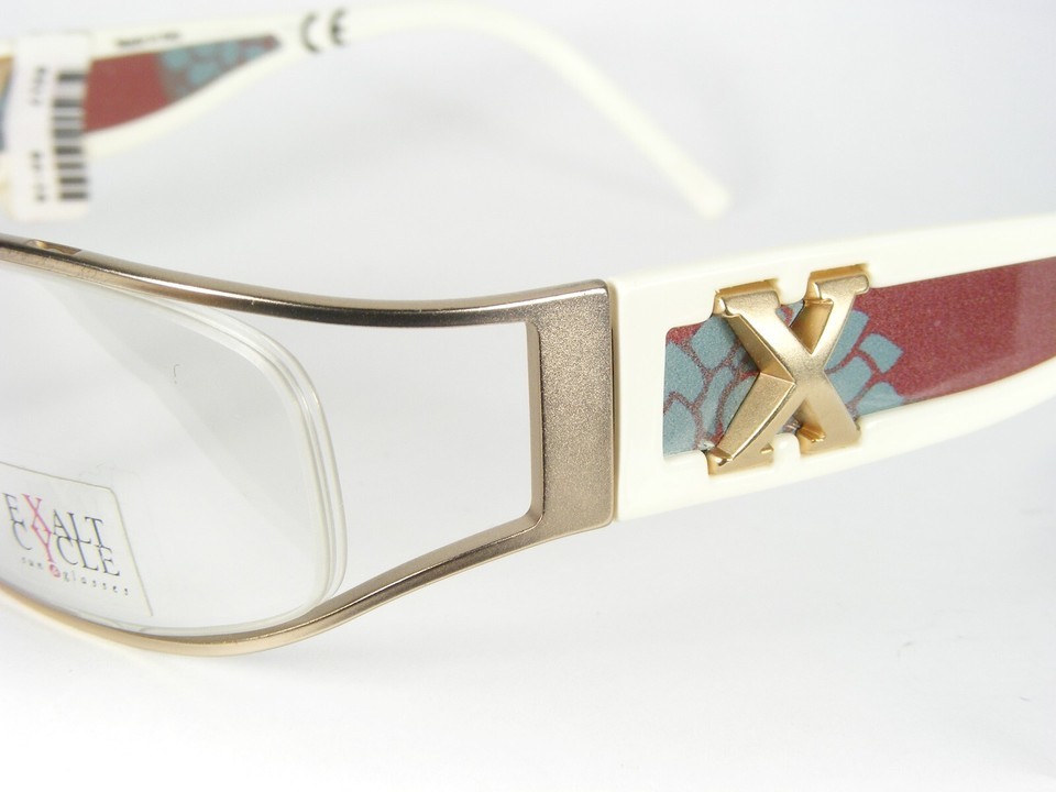 Exalt Cycle EXMISS C.4 PALE GOLD EYEGLASSES GLASSES FRAME 54-16-140mm Italy Item image 5