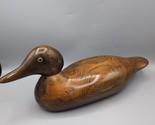 Antique 1920s Mason Glass Eye Duck Decoy Detroit Stripped Sanded Varnished  - $48.37