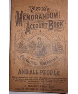 VINGAGE  1924-1925 &quot;PIERCE&#39;S MEMORANDUM ACCOUNT BOOK&quot; FARMERS-MECHANICS - £3.11 GBP