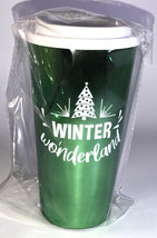 Winter Wonderland 16oz Christmas Holiday Mug Cup Travel Coffee Cocoa Tea Tumbler - £11.74 GBP