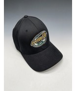 Flexfit Hat L/XL Comets Black Hat Cap Yupoong - $433.14 MXN