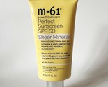 m61 perfect sunscreen spf 50 sheer mineral 1.7oz NWOB  - £20.54 GBP
