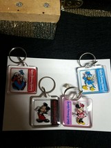 Walt Disney Character Keychain Pick One In Format - $11.99+