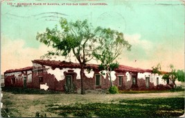 Vtg Postcard 1908 Marriage Place of Ramona Old San Diego, CA - Ed Mitchell Pub - £6.14 GBP