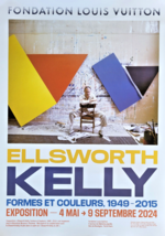 Ellsworth Kelly - Original Exhibition Poster - Fondation Vuitton - Paris - 2024 - £221.61 GBP