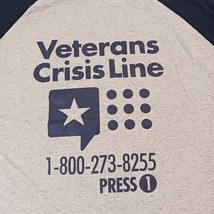 Champion Authentic Veteran Crisis Line Men’s Gray & Blue T-Shirt Size XL image 12
