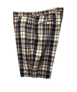 Polo Ralph Lauren Shorts Mens 40 Blue Madras Plaid Patchwork Cotton Pockets - $68.37 CAD