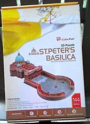 Primary image for St Peter's Basilica 3D Puzzle with Monument Booklet 144 Pieces MC092h
