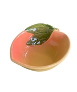 Block Molde Peach Bowl Barbara Eigen Portugal Hand Painted Dish Vintage ... - $378.33 MXN