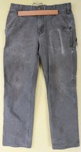 Carhartt Carpenter Pants 32x29 Rugged Flex Relaxed Fit Distressed Green ... - $21.46