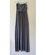 Gabriella Rocha Sz XS Tall Strapless Tube Maxi Stretch Dress Pullover Gray - €22,28 EUR