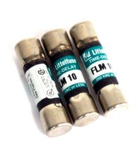 Lot Of 3 New Littelfuse Flm 10 Time Delay Fuses FLM10 - £10.26 GBP