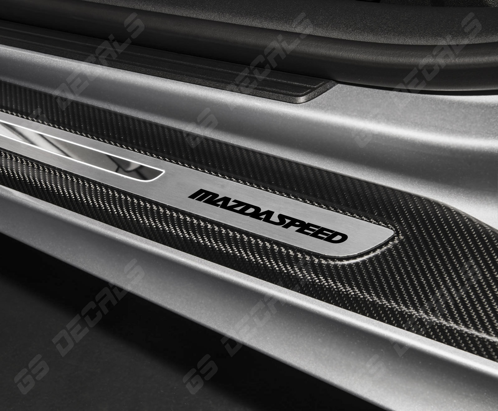 MazdaSpeed Logo Door Sill Decals Stickers Premium Quality 5 Colors MPS MX-5 RX-8 - £8.79 GBP