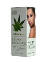 1 Count Natural Therapy 4 Oz Lemongrass Cooling &amp; Revitalizing Body Oil - $15.00