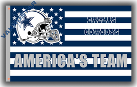 Dallas Cowboys Football Team Memorable Flag 90x150cm3x5ft America&quot;s Team Banner - £11.63 GBP