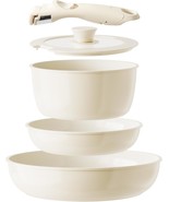 Redchef Ceramic Pots And Pans Set Non Stick, Nonstick Kitchen, Rv Cookware - $1,007.41 MXN