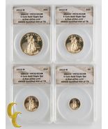 Set Di Prova American Gold Eagle 2015-W 1,85 Oz Valutato Da ANACS Come P... - €8.493,93 EUR