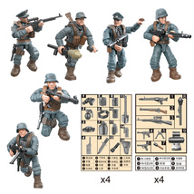 WW2 Army Military Soldiers SWAT Special Force Figures Model Building Blo... - £21.23 GBP