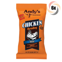 6x Bags Andy&#39;s Seasoning Mild Flavor Chicken Breading | 10oz | Fast Shipping - £21.02 GBP