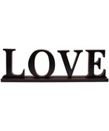 Wooden LOVE Sign Home Decor Table Top Sign Freestanding Decorative Wood ... - £13.37 GBP