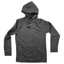 Under Armour Hustle Fleece Pullover Hoodie Size Youth XL  - Grey - £15.48 GBP