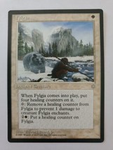 MTG Magic The Gathering Card FylgjaEnchant Creature White Ice Age 1995 - £5.72 GBP