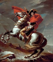 Napoleon Crossing the Alps by Jacques-Louis David Giclee Canvas 20&quot;x24&quot; - £14.81 GBP