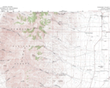 Paradise Valley Quadrangle Nevada 1958 Topo Map USGS 1:62500 Topographic - $21.99