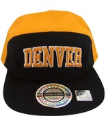 City Hunter Denver 5-Panel Men&#39;s Adjustable Snapback Baseball Cap Black/... - £11.95 GBP