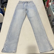 Guess Mom Jeans Womens 24 High Rise Light Wash Denim Baggy Distressed 80... - $331.98 MXN