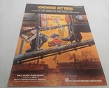Somewhere Out There James Horner, Barry Mann and Cynthia Weil 1986 Sheet... - $4.98