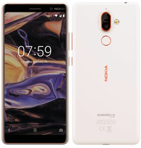 Nokia 7 plus 4gb 64gb white 13mp fingerprint dual sim 6.0&quot; android 8 sma... - $299.99