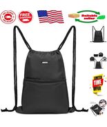 Thickened Drawstrings &amp; Durable Nylon Backpack for Sports, Yoga, and Travel - $23.90 CAD