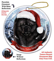 Assorted Chow Chow Howliday Dog Christmas Ornament Decoration - £11.97 GBP