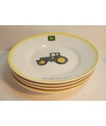 4 John Deere Dinner Plates &quot;Nothing Runs Like a Deere&quot; with John Deer Logo - $54.24 CAD