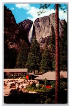 Yosemite Falls Yosemite National Park California CA Chrome Postcard R29 - £1.51 GBP