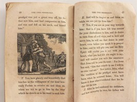1832 Antique Christian Education School Book Phila Pa Two Prodigals American Sun - £14.72 GBP