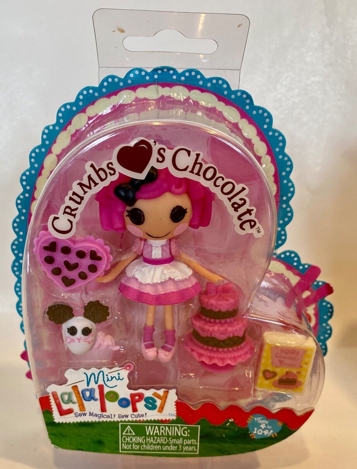 Lalaloopsy Mini 2013 Valentine's Day CRUMB'S LOVES CHOCOLATE Doll NEW Exclusive - £15.33 GBP