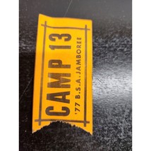 Camp 13 - 1977 B.S.A. Jamboree Decal - National Scout Jamboree - £7.41 GBP
