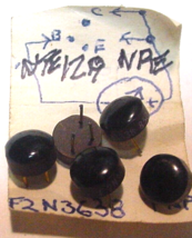 5 Fairchild 2N3638  NTE129 PNP 140Vcbo 140Vceo 5Vebo 1.0A Ic 5.0W Button... - $9.45
