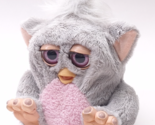 2005 Furby Baby 59961 Emoto Tronic Tiger Grey Pink (Works) - $145.98