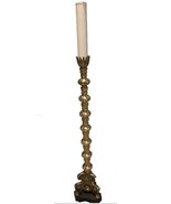 Vintage Brass Candlestick Floor Lamp Baroque Style Claw Feet Gothic 47&quot; - €686,93 EUR