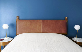 Hanging Headboard  with Straps , wall headboard cushion , bedroom , bed ... - £299.43 GBP+