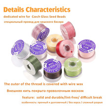 High Quality Seed Beads Cord, 46m Roll - £4.98 GBP